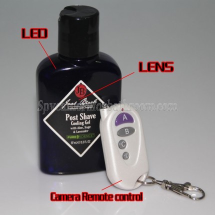 Waterproof Bathroom Spy Camera Hidden in Jack Black Electric HD  shaving cream Camera 32G 1080P