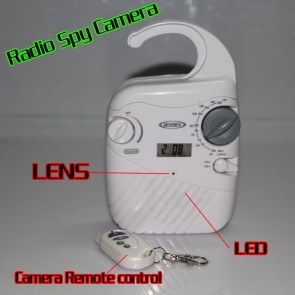 Buy Radio Hidden Camera Waterproof HD 1080P Spy DVR 32GB Motion Activated And Remote Control at Shower Radio Hidden Camera,Bathroom Spy Camera shop with wholesale price