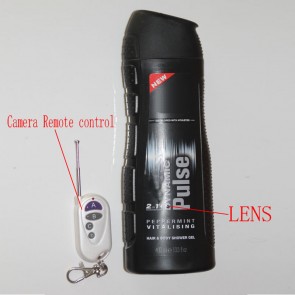 Spy Camera Shower gel 720P for Men's Motion Detection include the real shower gel container